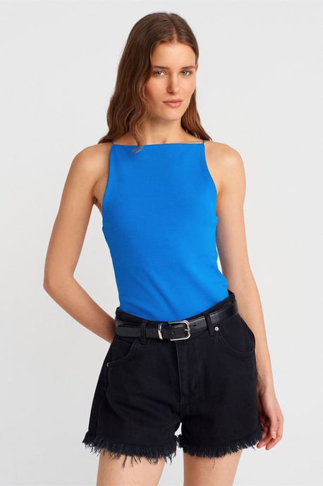 Slim-Fit Halterneck Jerseytop - Image 4