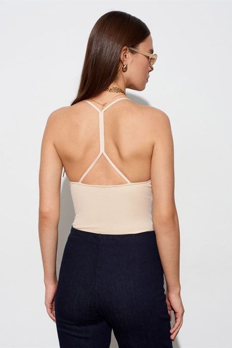 Schmal geschnittenes Cut-Out Halter-Body - Image 2
