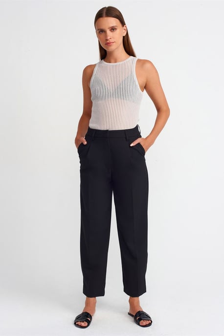 Rippstrick Ärmellose Bluse - Image 3