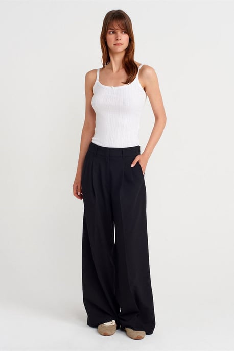 Slim Fit Rippstrick Baumwoll-Cami-Top - Image 4