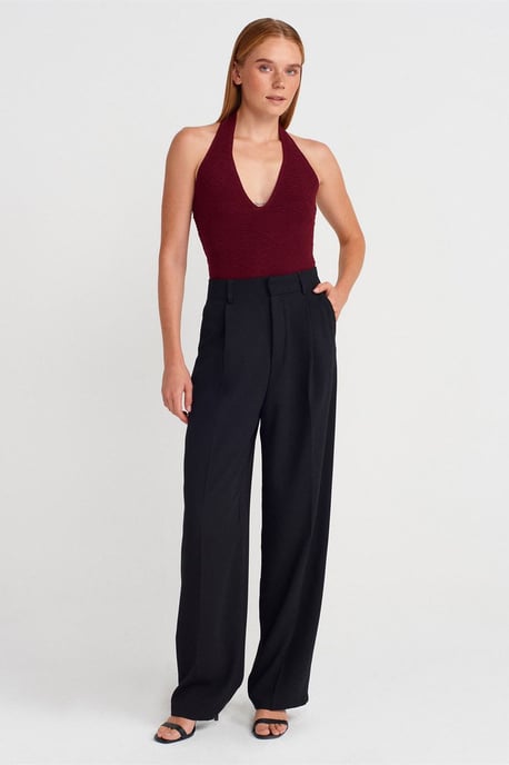 Rippstrick-Haltertop-Bluse - Image 4