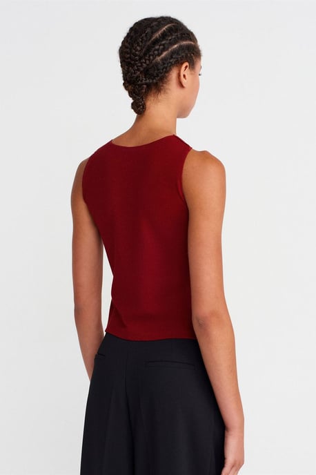 Taillierte Rippenshirt ohne Ärmel - Image 2