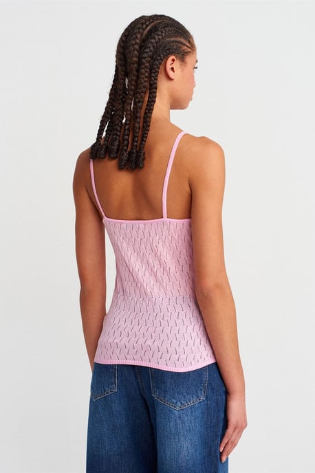 Strukturierte Crop-Top-Bluse mit Schleifendetail - Image 2