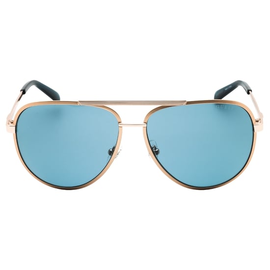 Guess Sonnenbrille Mit Blauen Gläsern Und Goldenem Rahmen - Image 1