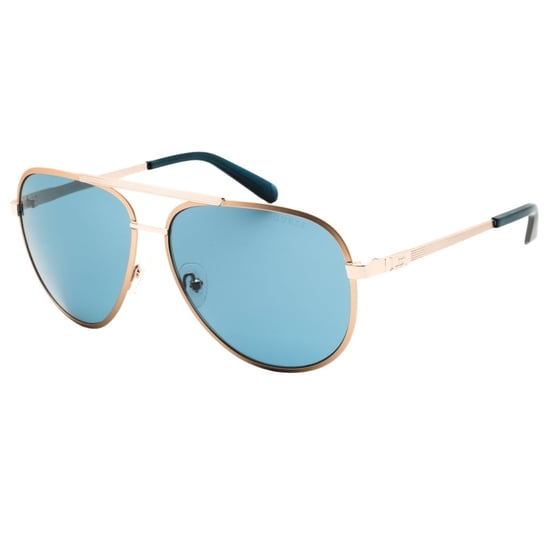 Guess Sonnenbrille Mit Blauen Gläsern Und Goldenem Rahmen - Image 2