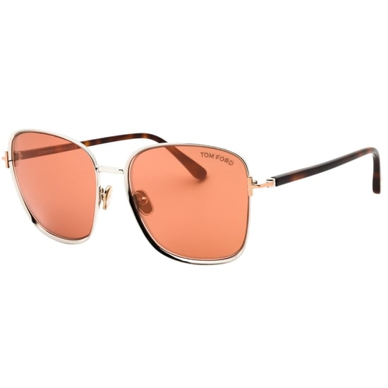Tom Ford Sonnenbrille Mit Glänzendem, Dunkelrutheniumfarbenem Rahmen Und Braun Verspiegelten Gläsern - Image 2