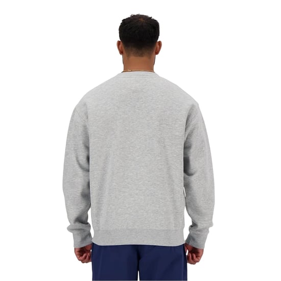 New Balance - Sweatshirt für Herren, Rundhalsausschnitt, Regulär (Grau) - Image 2