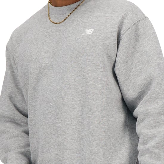 New Balance - Sweatshirt für Herren, Rundhalsausschnitt, Regulär (Grau) - Image 3
