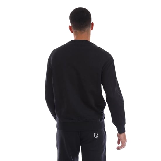 Emporio Armani EA7 - Sweatshirt für Herren, gerippt, Langärmlig (Dunkles Marineblau) - Image 2
