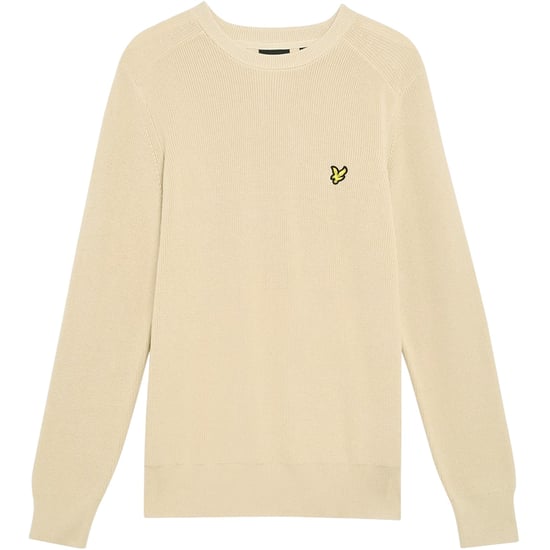 Lyle & Scott - Pullover für Herren, gerippt, Raglanärmel (Grau-Taupe) - Image 1