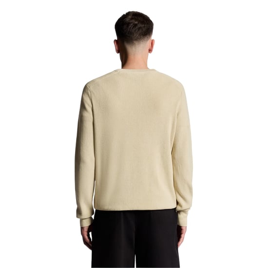 Lyle & Scott - Pullover für Herren, gerippt, Raglanärmel (Grau-Taupe) - Image 2