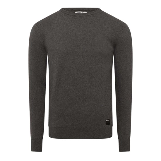 Replay - Pullover für Herren, Rundhalsausschnitt, Baumwollmischung (Grau) - Image 1