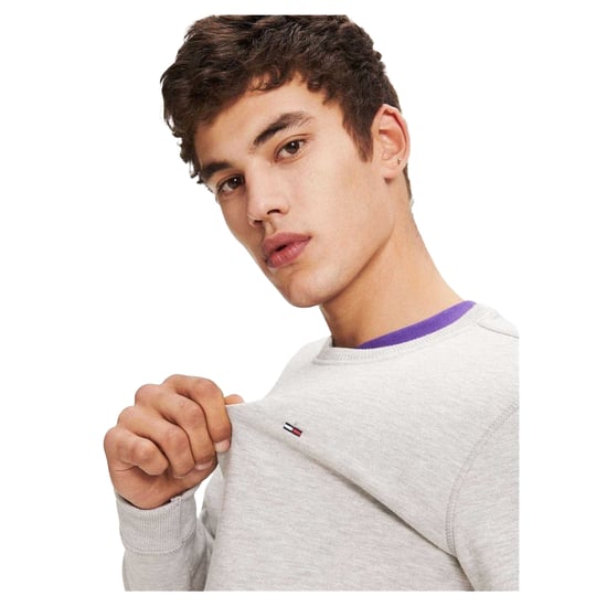 Tommy Jeans - Sweatshirt für Herren, Mit Vlies gefüttert (Grauheide) - Image 4