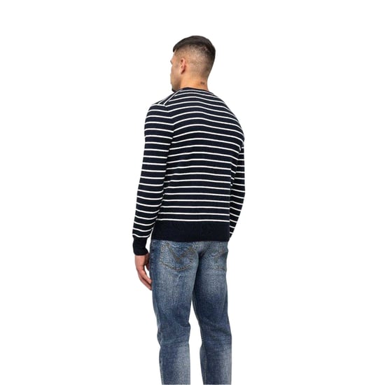 Marshall Artist - Pullover Top für Herren, Rippenstrick (Marine) - Image 3