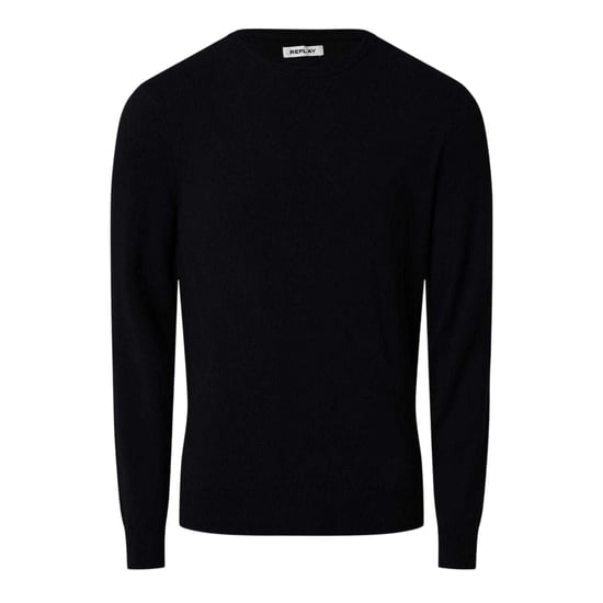Replay - Pullover für Herren, Rundhalsausschnitt, Baumwollmischung (Blau) - Image 1