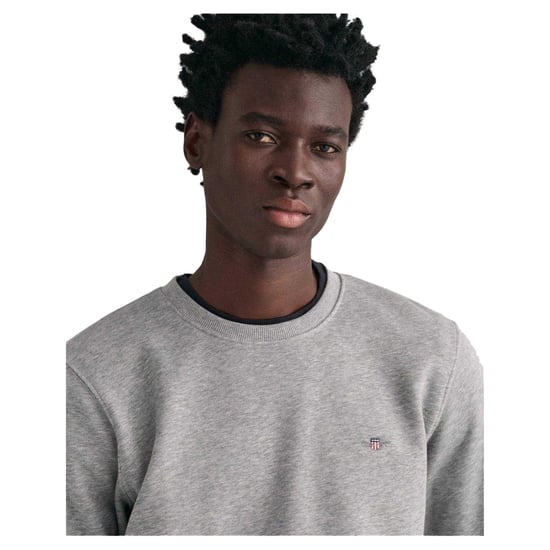 Gant - Sweatshirt für Herren, Rundhalsausschnitt (Grau) - Image 4