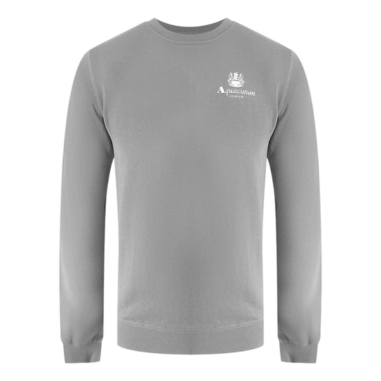 Aquascutum Active Fleece Mit Kleinem Logo Und Rundhalsausschnitt In Mondstein - Image 1