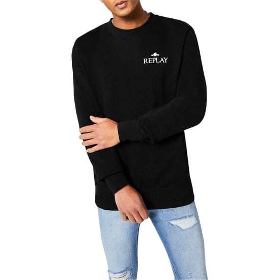 Replay - Sweatshirt für Herren, Rundhalsausschnitt (Schwarz) - Image 3