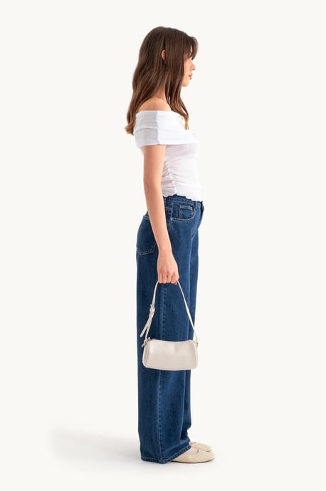 Hochtaillierte Superweite Jeans - Image 3