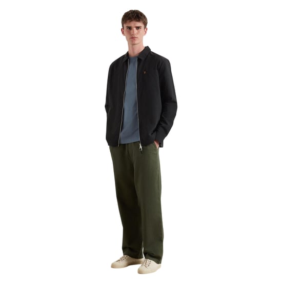 Farah - Hemdjacke für Herren (Schwarz) - Image 1