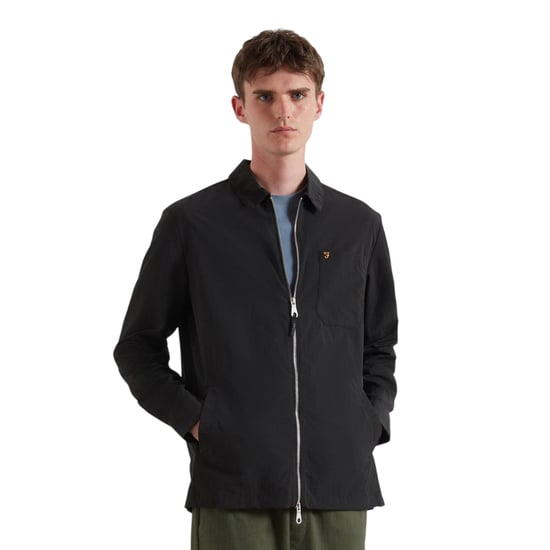 Farah - Hemdjacke für Herren (Schwarz) - Image 2