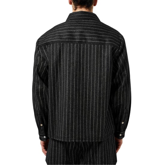 Represent - Hemdjacke für Herren, leger (Schwarz gestreift) - Image 3
