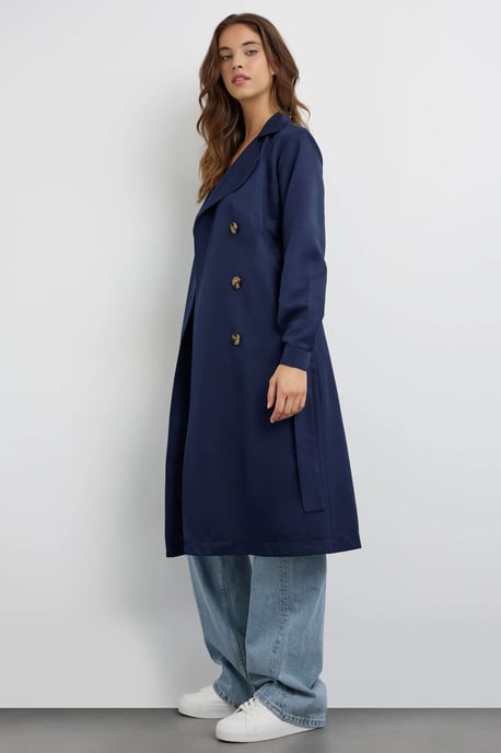Doppelreihiger Gürtelt trenchcoat - Image 3