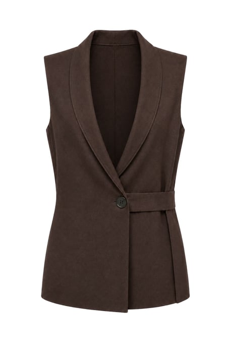 Gürteltop aus Baumwolle-Leinen - Image 1