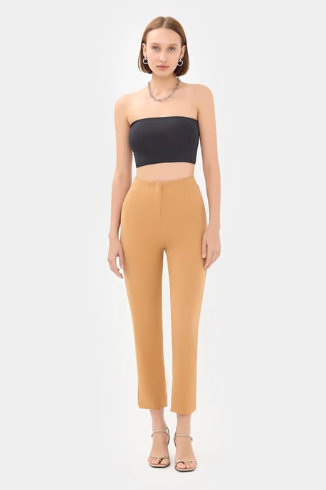 Hochtaillierte Karottenhose - Image 1