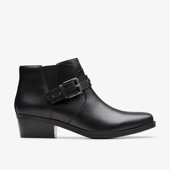Danyelle Wish Black Leather Boots - Image 1