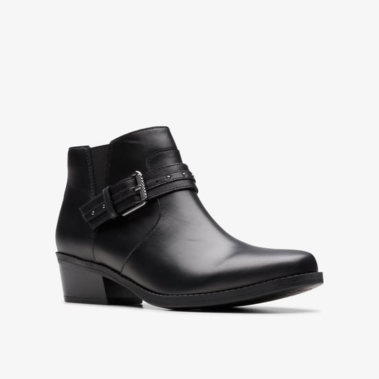 Danyelle Wish Black Leather Boots - Image 4