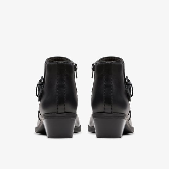 Danyelle Wish Black Leather Boots - Image 5