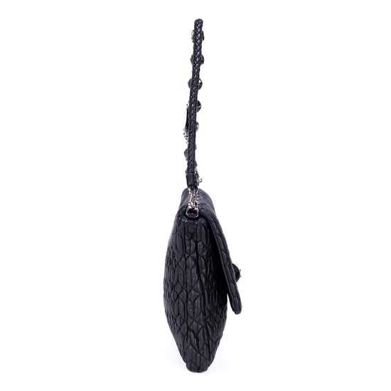 Medium Crystal Chain Flap Clutch   Schultertasche - Image 4