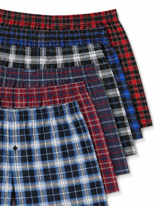 6er-Pack Herren-Boxershorts, sortierte Farben - Image 2