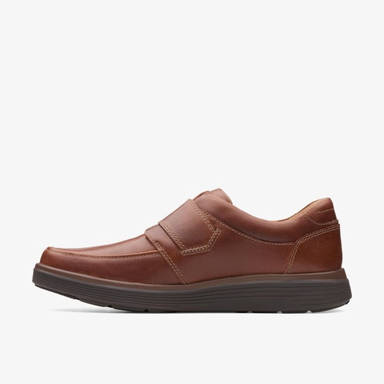 Un Abode Strap Dark Tan Lea Shoes - Image 2