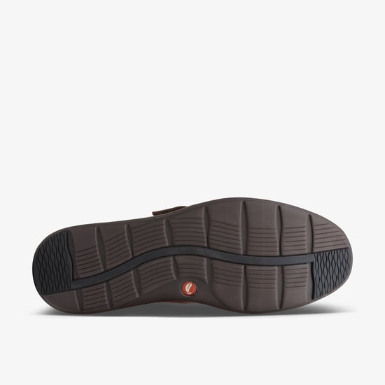 Un Abode Strap Dark Tan Lea Shoes - Image 3