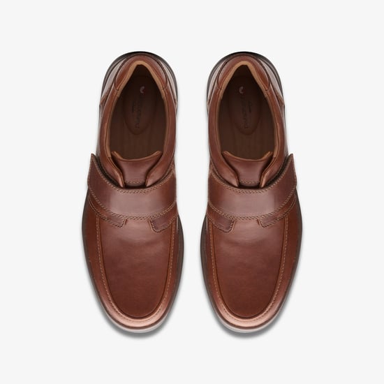 Un Abode Strap Dark Tan Lea Shoes - Image 6