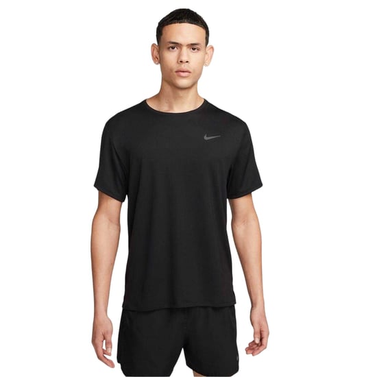 Nike - "Miler" T-Shirt für Herren, Reflektierende Details (Schwarz) - Image 2
