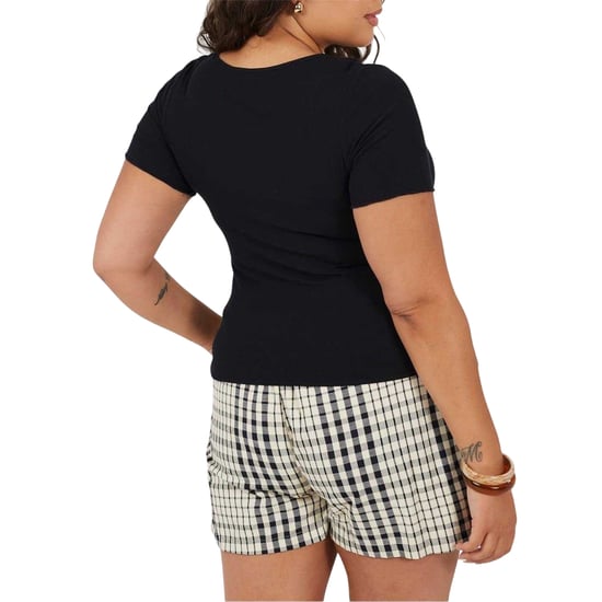 Brave Soul - T-Shirt für Damen, Runder Auschnitt, Plus Schlank (Schwarz) - Image 2