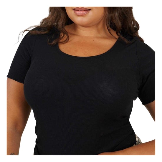 Brave Soul - T-Shirt für Damen, Runder Auschnitt, Plus Schlank (Schwarz) - Image 3