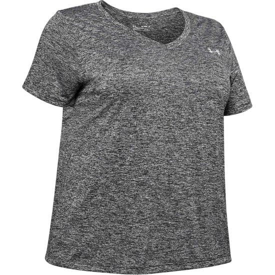 Under Armour - T-Shirt für Damen, V-Ausschnitt, lose Passform (Schwarz) - Image 1