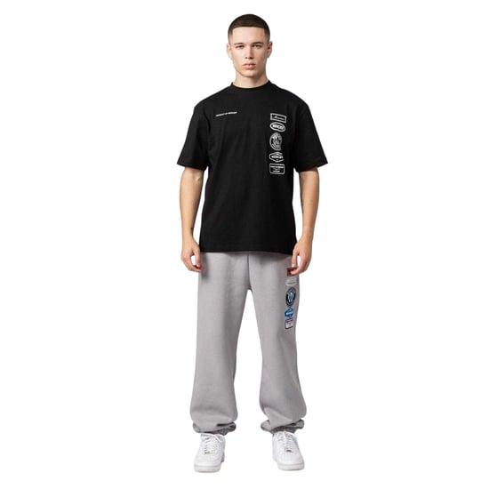 Mercier - "2.0" T-Shirt für Herren, Rundhalsausschnitt, Übergroß (Schwarz) - Image 1