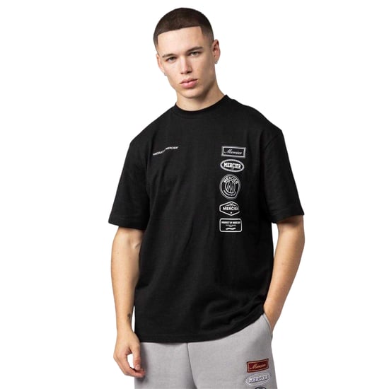 Mercier - "2.0" T-Shirt für Herren, Rundhalsausschnitt, Übergroß (Schwarz) - Image 2