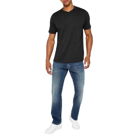 Donnay - T-Shirt für Herren, Baumwollmischung (3er-Pack) (Schwarz) - Image 3
