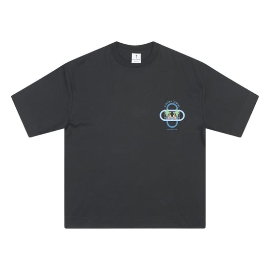 Rose London - "Sahara" T-Shirt für Herren, Schwer (Schwarz) - Image 2