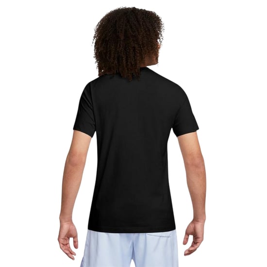 Nike - "Just Do It" T-Shirt für Herren (Schwarz/Weiß) - Image 4