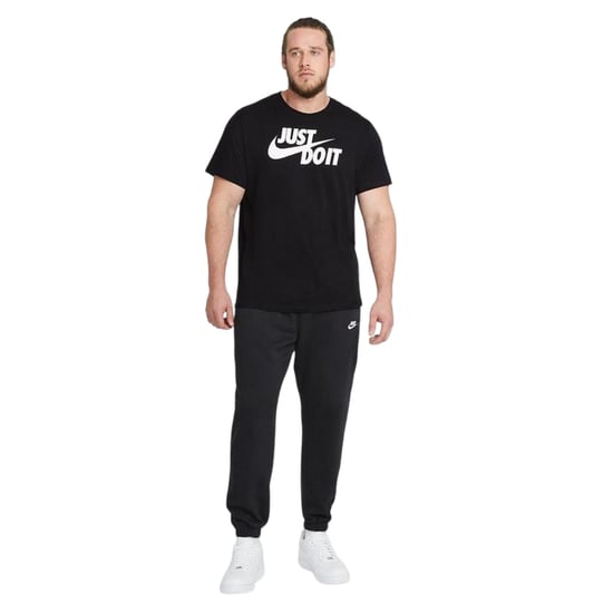 Nike - "Just Do It" T-Shirt für Herren (Schwarz/Weiß) - Image 5
