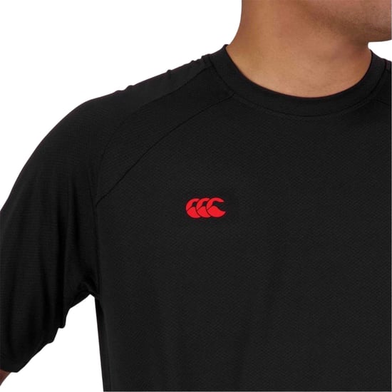 Canterbury - "Everest" T-Shirt für Herren, Atmungsaktiv (Schwarz) - Image 4