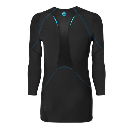 Skins - Sportoberteil für Herren, Anliegend (Schwarz) - Image 2
