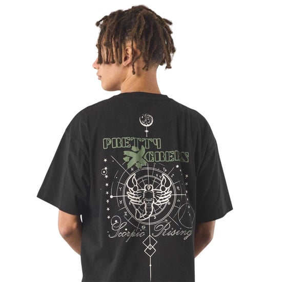 Pretty Green - "Rising" T-Shirt für Herren, Rundhalsausschnitt (Schwarz) - Image 2
